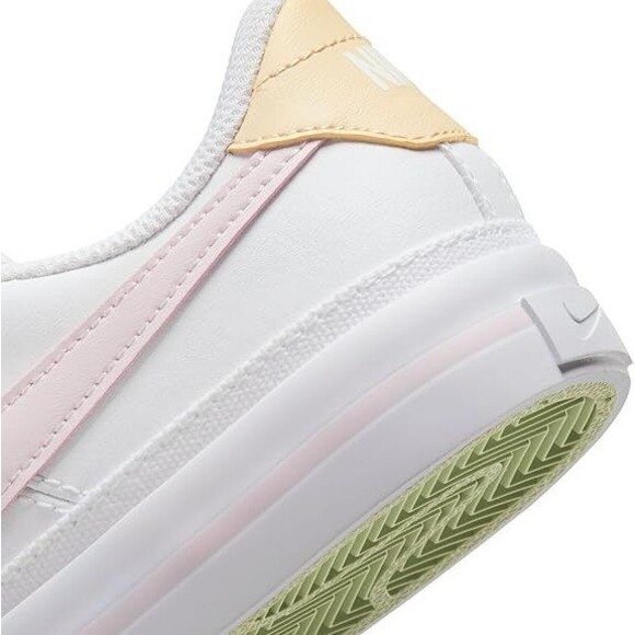 Nike Court Legacy Low White Pink Foam - DA5380 115 Size 7Y Unisex, EU 40 - Picture 6 of 7